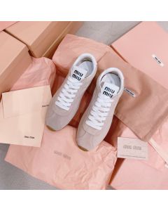 MIU MIU Plume suede sneakers