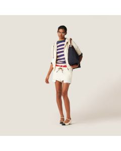 MIU MIU Cotton fleece shorts