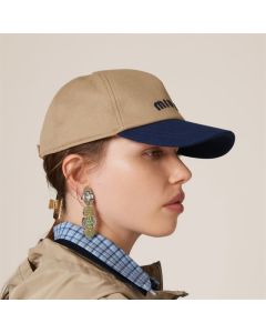 Miu Miu Drill baseball cap