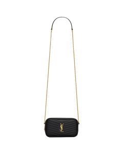 YSL MINI LOU in quilted leather