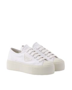 Prada Laced fabric sneakers