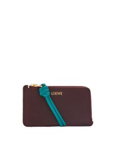 LOEWE Knot coin cardholder in shiny nappa calfskin