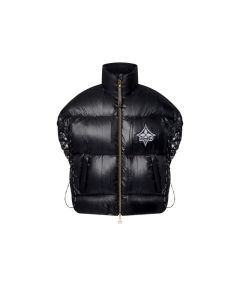 LV Drawstring Detail Technical Puffer Gilet 