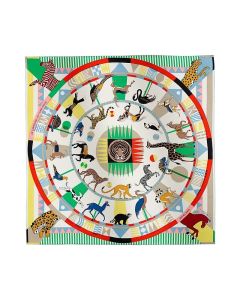 Hermès Le Carrousel du Tigre Royal scarf 90