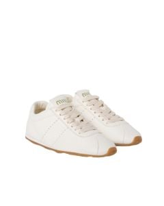 MIU MIU Plume nappa leather sneakers