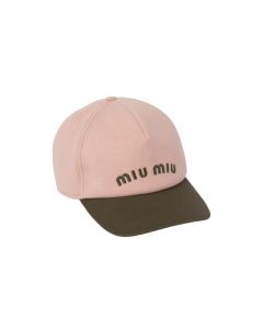 Miu Miu Drill baseball cap
