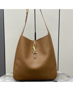 YSL LE 5 À 7 supple LARGE in grained leather