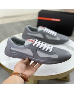 Prada America's Cup Soft rubber and bike fabric sneakers