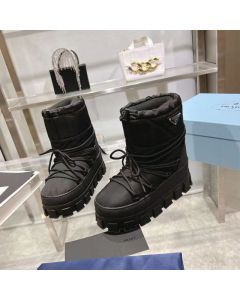 Prada Re-Nylon gabardine après-ski boots