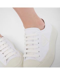 Prada Laced fabric sneakers