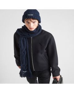 Prada Wool and cashmere blouson jacket