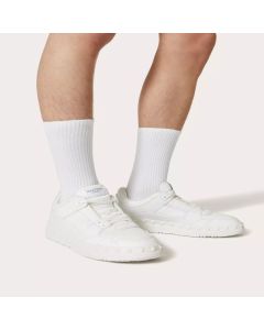 Valentino FREEDOTS LOW-TOP SNEAKER IN CALFSKIN