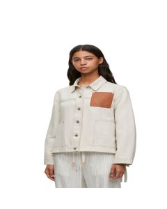 LOEWE Workwear jacket in cotton and linen