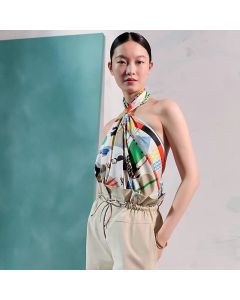 Hermès Le Carrousel du Tigre Royal scarf 90