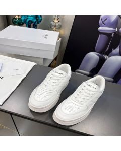 Celine BLOCK SNEAKERS WITH WEDGE OUTSOLE in CALFSKIN