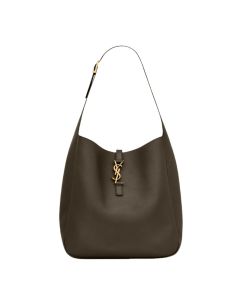 YSL LE 5 À 7 supple LARGE in grained leather