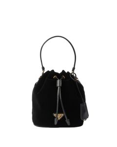 Prada Velvet mini-bag with nappa leather details
