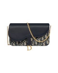 Dior Medium Saddle Pouch with Chain