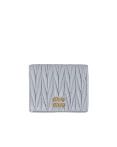 MIU MIU Small matelassé nappa leather wallet