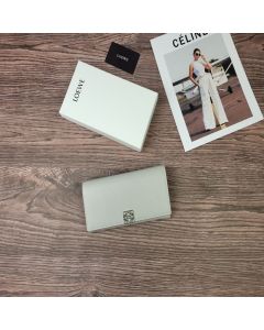 LOEWE Anagram continental wallet in pebble grain calfskin