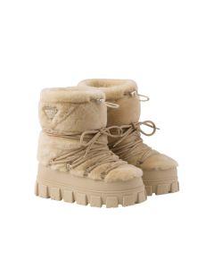 Prada Shearling après ski booties