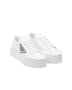 Prada Double Wheel Re-Nylon gabardine sneakers