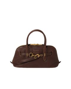 MIU MIU Aventure nappa leather top-handle bag