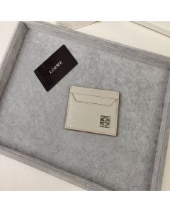 LOEWE Anagram plain cardholder in pebble grain calfskin