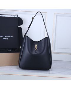 YSL LE 5 À 7 supple LARGE in grained leather