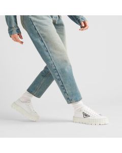 Prada Double Wheel Re-Nylon gabardine sneakers