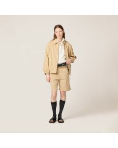 MIU MIU Light denim bermudas