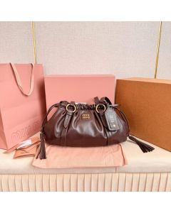 MIU MIU Joie nappa leather bag