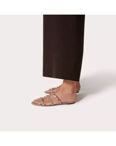 Valentino ROCKSTUD FLAT SLIDE SANDAL