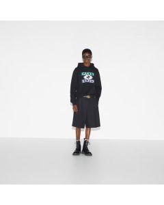 Gucci Cotton jersey hooded sweatshirt