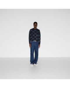 Gucci Wool sweater with GG intarsia