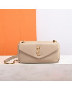 YSL CALYPSO small in plunged lambskin