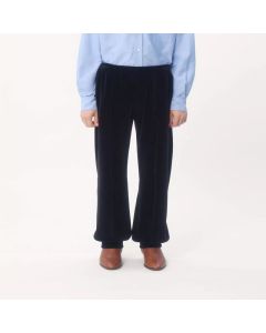 CHENILLE JOGGING PANTS WITH CHEZ VALENTINO PATCH