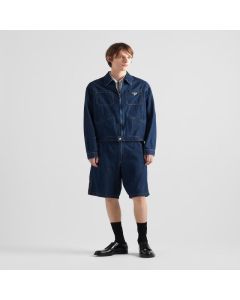 Prada Light denim zipper jacket