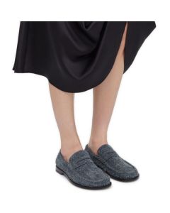 LOEWE Campo loafer in brushed suede