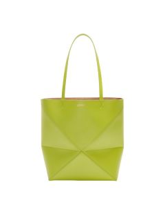 LOEWE Medium Puzzle Fold tote in shiny calfskin