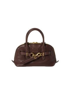 MIU MIU Aventure nappa leather top-handle bag