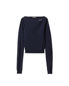 MIU MIU Wool boat-neck sweater