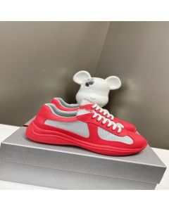 Prada America's Cup Soft rubber and bike fabric sneakers