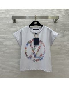 Travel Stamp LV Circle T-Shirt 