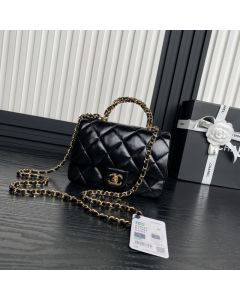 CHANEL Mini Flap Bag with Top Handle