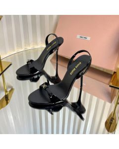 MIU MIU Patent leather sandals