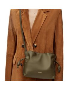 LOEWE Mini Flamenco clutch in nappa calfskin