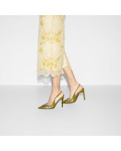 Gucci Women's pump with crystal chain