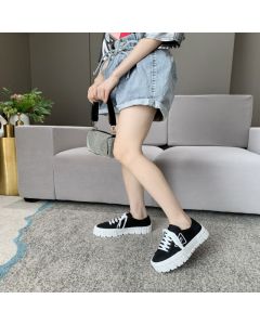 Prada Double Wheel Re-Nylon gabardine sneakers