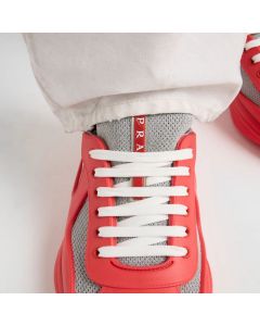 Prada America's Cup Soft rubber and bike fabric sneakers